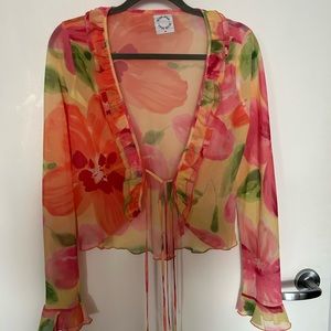 With Jèan Floral Blouse